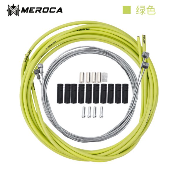 MEROCA mountain bike and road bike brake cable housing, colorful shift cable housing with universal core set - Image 3