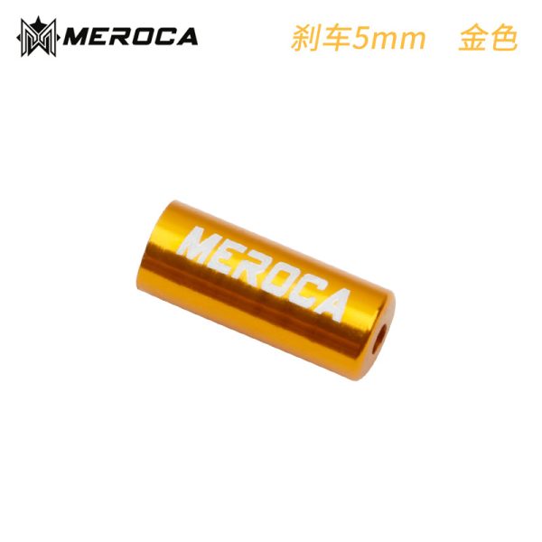 MEROCA aluminum alloy cable end caps for mountain and road bikes, 4MM/5MM, colorful caps for shift and brake outer housings - Image 10
